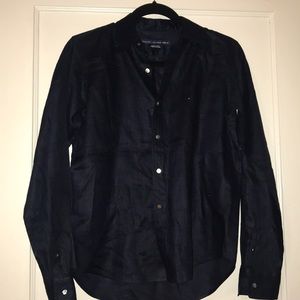 Ralph Lauren Navy Button Down